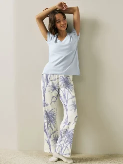 Next Palmier violet lilas - Pyjama à manches courtes Online