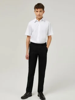Trutex Pantalon d’école Senior Boys Slim Leg noir Outlet