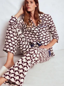Boden Pantalon de pyjama en coton brossé Sale