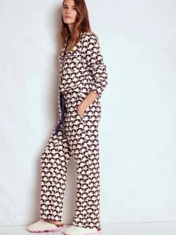 Boden Pantalon de pyjama en coton brossé Sale