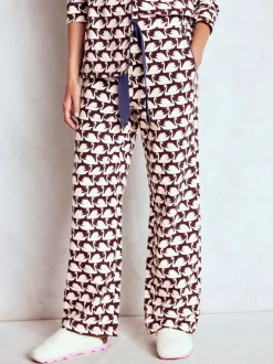 Boden Pantalon de pyjama en coton brossé Sale