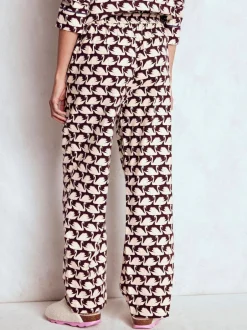 Boden Pantalon de pyjama en coton brossé Sale