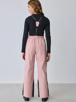 Baker by Ted Baker Pantalon de ski rembourré rose imperméable à logo Clearance