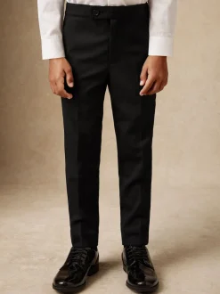 Reiss Pantalon de smoking rayé en satin Knightsbridge T New