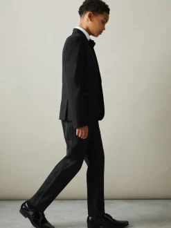 Reiss Pantalon de smoking rayé en satin Knightsbridge T New