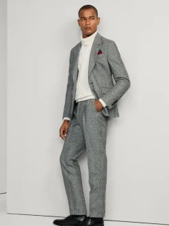 Hackett Pantalon Hack Glen à carreaux Peak Reiss noir