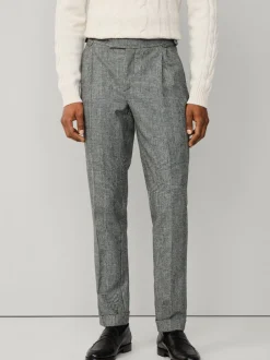 Hackett Pantalon Hack Glen à carreaux Peak Reiss noir