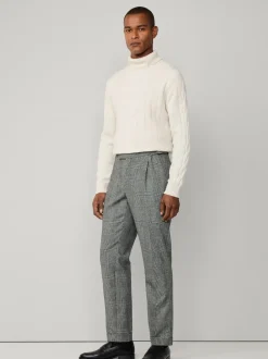 Hackett Pantalon Hack Glen à carreaux Peak Reiss noir
