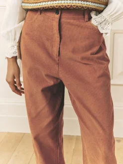 Laura Ashley Pantalon léger décontracté en velours côtelé Outlet