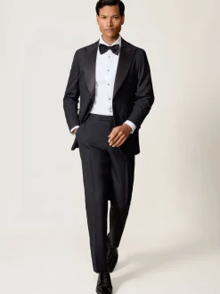 Reiss Pantalons de smoking Sinatra en jacquard de laine mélangée coupe classique