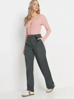 Long Tall Sally Pantalons Amples Ceinturés Hot