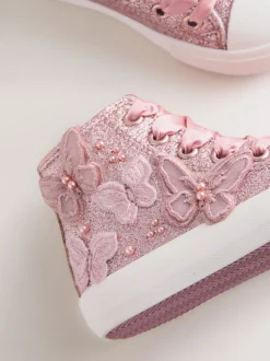 Next papillon pailleté Rose - Entraîneurs haut de gamme New