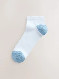 Next pastel - Lot de 4 paires de chaussettes de sport blanches à talon et bout Sale