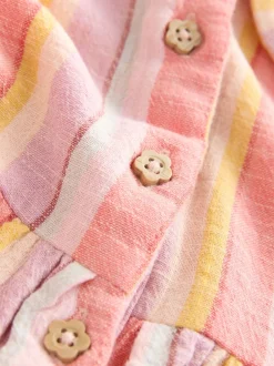 Next Pastel rayé - Chemises Col Combinaison (3mths-7yrs) Discount