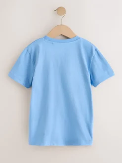 Next - T-shirt brodé Manches courtes Stag 4 Pack (3-16ans) Pastels Hot