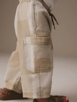 Next Patchwork de pierres - Ample Cargos à tirer 100% Cotton Jeans (3mths-7yrs) Outlet