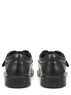 Pavers Chaussures noires à fermeture tactile en cuir Outlet