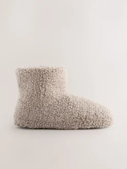 Next Peau de mouton neutre - Bottes Slipper New