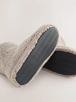 Next Peau de mouton neutre - Bottes Slipper New