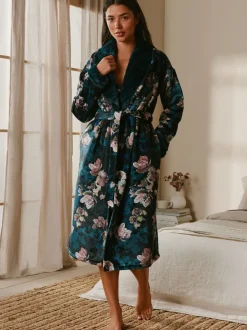 B by Ted Baker Peignoir bleu canard foncé fleuri Sale