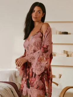 B by Ted Baker Peignoir en satin rose Clearance