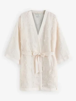 B by Ted Baker Peignoir ivoire à plumes Best