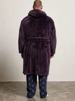 BadRhino Big & Tall Peignoir texturé à capuche Online