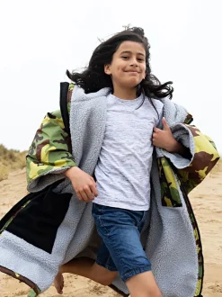 dryrobe Peignoir Kids Advance à manches courtes