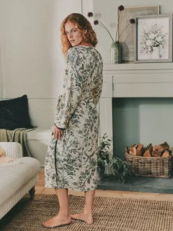 Laura Ashley Peignoir en viscose Outlet