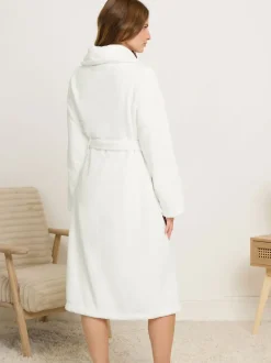 M&Co Peignoir en coton au toucher châle Online