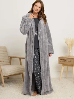 M&Co Peignoir en nid d’abeille châle