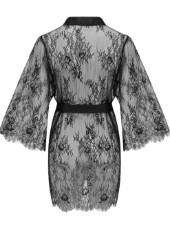 Pour Moi Peignoir For Your Eyes Only en dentelle New