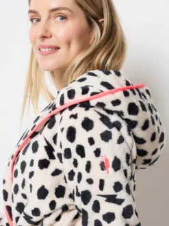 SCAMP & DUDE Peignoir Cheetah & Lightning Bolt Sale