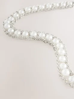 Next Perle Argent - Ceinture de chaîne New