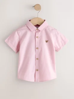 Next Personnage à Rayure Rose - Chemise Oxford à manches longues (3mths-7yrs) Clearance