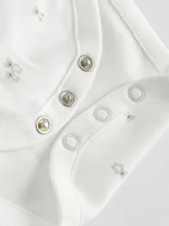 Next Personnage blanc - Combinaisons bébé à manches courtes Hot