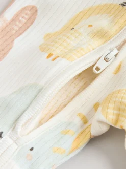 Next Personnage de Pâques jaune - Combinaisons de nuit à fermeture éclair pour bébés 3 Pack (0mths-3yrs) New