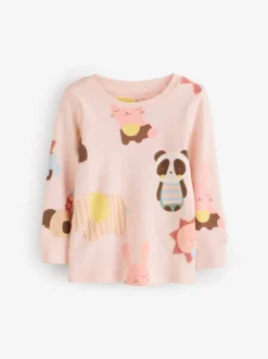 Next - Lot de 3 pyjamas Snuggle à manches longues (9mois-12ans) Personnage pastel Clearance