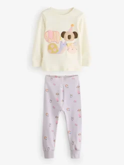 Next - Lot de 3 pyjamas Snuggle à manches longues (9mois-12ans) Personnage pastel Clearance