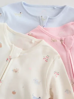 Next Personnage pastel multicolore - Combinaison de nuit zippée bidirectionnelle BÉBÉ (0mois-3ans) Hot