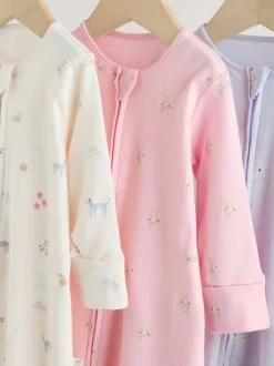 Next Personnage pastel multicolore - Combinaison de nuit zippée bidirectionnelle BÉBÉ (0mois-3ans) Hot