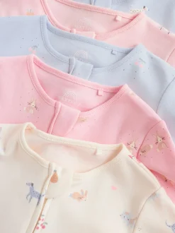 Next Personnage pastel multicolore - Dors-bien bébé à fermeture éclair bidirectionnelle (0-2ans) New