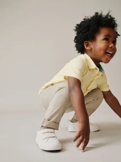 Next Personnage vichy jaune - Chemise Oxford à manches longues (3mths-7yrs) Hot