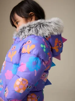 Next personnage Violet - Combinaison de neige Résistant à la douche Faux Fur Trim (3mths-7yrs) Hot