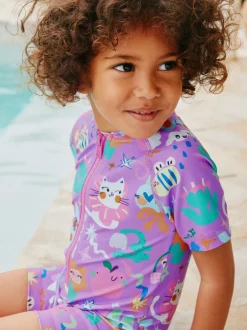 Next - Maillot de bain Sunsafe (3mths-10yrs) personnage Violet Outlet