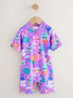 Next - Maillot de bain Sunsafe (3mths-10yrs) personnage Violet Outlet