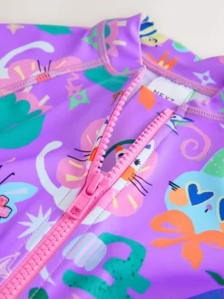 Next - Maillot de bain Sunsafe (3mths-10yrs) personnage Violet Outlet