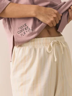 Next - Pyjama à manches courtes Petit-déjeuner violet New