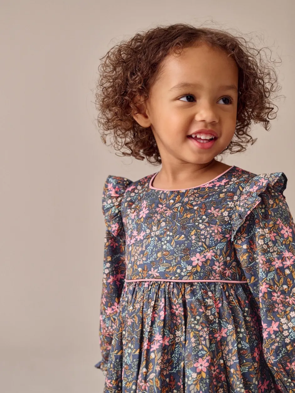 Next Petites fleurs multicolores - Robe à manches longues à volants (3mois8ans) Hot