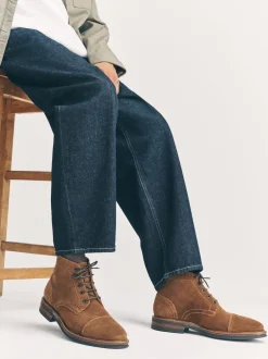 Next Pierre - Bottes en cuir à bout renforcé Hot